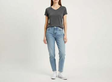 T-shirty: H&M Basic, T-shirt damski, S — 9