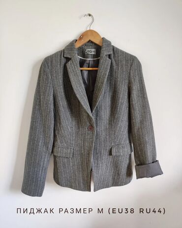 пиджак серый: Пиджак, M (EU 38)