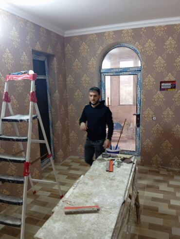 Təmir işləri: Aboy . divar kağızları ustasıyam. Evlərin və ofislərin divarlarına