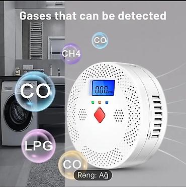 desler: Wi-Fi Karbon Monoksid (CO) Alarmı – Ağ rəng - Karbon monoksid — 3