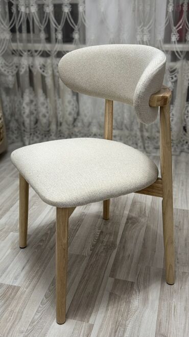 для кафе столы: Стул для кухни, Дерево, цвет - Бежевый