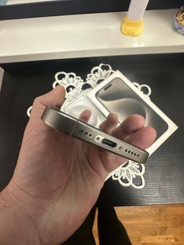 Apple iPhone: IPhone 15 Pro, 128 GB, Natural Titanium, Sənədlərlə — 9