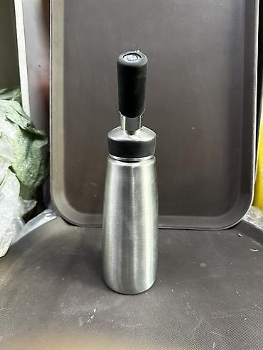 Кондитерский инвентарь: Сифон для взбитых сливок/пен и соусов - Материал корпуса: нержавеющая — 49