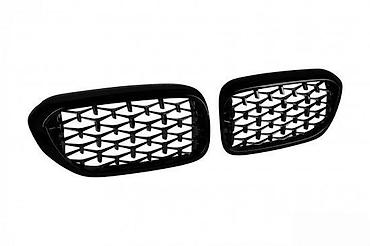 DIAMOND MASKE BUBREZI RESETKE GRILOVI BMW 5 G30 - CRNI LAK | DIAMOND
