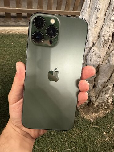 ıphone 13 pro max ikinci el fiyat: IPhone 13 Pro Max, 256 GB, Alpine Green, Barmaq izi, Face ID