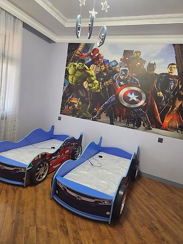 Uşaq və gənc otağı üçün dəstlər: Oğlan üçün, Maşın-çarpayı, Dolab — 2