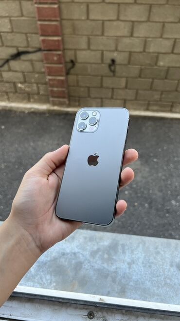 айфон 11про арзан: IPhone 12 Pro, Жаңы, 128 ГБ, Graphite, Заряддоочу түзүлүш, Коргоочу айнек, Каптама, 78 %
