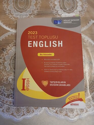 Rozetkalar: İngilis dili Testlər 11-ci sinif, 1-ci hissə, 2023 il