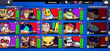 pultlu masin 07: Brawl Stars hesabı – güclü və zəngin kontentli oyun profili - Kupa — 7