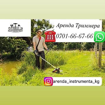Газонокосилки: Аренда садовой техники, Триммер, мотокоса — 1