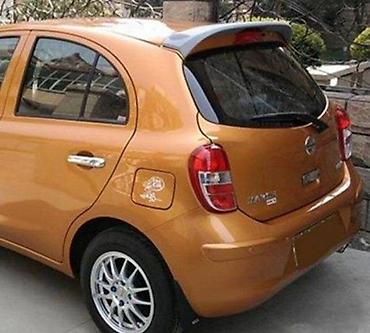 SPOJLER KACKET NISSAN MICRA (2010+) | Spojler Kačket za zadnja peta