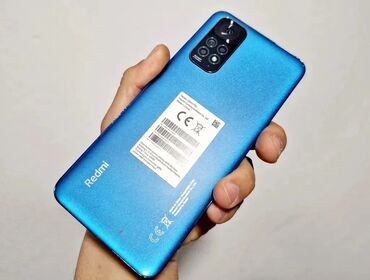 Redmi: Redmi, Redmi Note 11, Б/у, 128 ГБ, цвет - Синий, 2 SIM