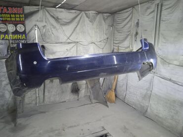ремонт бампер: Задний Бампер Subaru Б/у, цвет - Синий, Оригинал