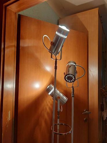 Rasveta: Retro prelepa podna lampa sa tri spotlight u stilu Safatti iz 60 — 1