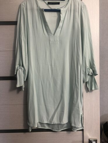 Рубашки и блузы: M (EU 38), L (EU 40), цвет - Зеленый, Zara