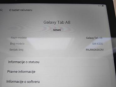 Tableti: Samsung Galaxy Tab A8 WiFi Samsung Galaxy Tab A 10.1, 32GB 3GB RAM — 10