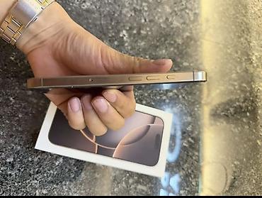 Уюлдук телефондор жана аксессуарлар: IPhone 16 Pro, Колдонулган, 256 ГБ, Алтын, Куту, 86 % — 3
