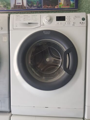 ət çəkən maşın satılır: Стиральная машина Hotpoint Ariston, 6 кг, Автоматические, Без сушки, Нет кредита