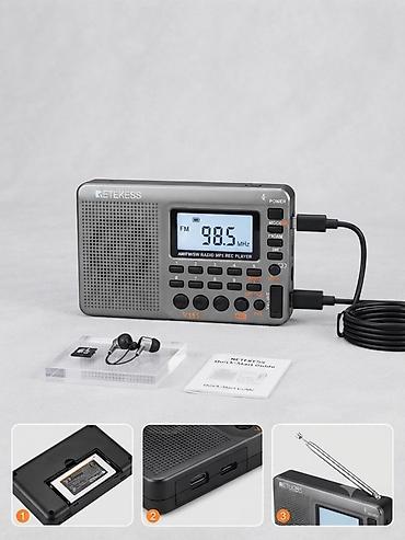 walkman: Портативный радиоприёмник Retekess V115 - Диапазоны: FM/AM/SW — 1