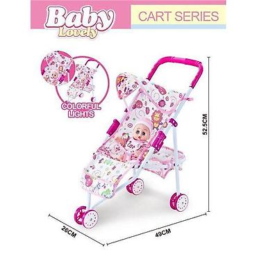 kasa igracka za decu: Kolica za lutke – Baby Lovely, CART SERIES (šifra proizvoda: 17) — 1