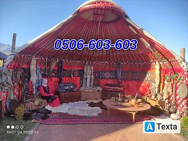 Аренда юрт: Аренда юрты, Каркас Деревянный, 85 баш, Стол — 10