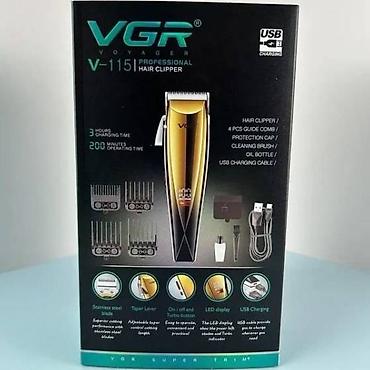 Trimmerlər və saç qırxan maşınlar: Saç qırxan maşın, Vgr, Yeni, Pulsuz çatdırılma, Ödənişli çatdırılma, Rayonlara çatdırılma — 15