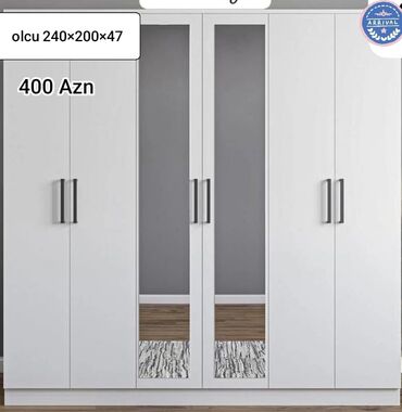 Ev üçün digər mebel: Yeni, 4 qapılı Düz dolab, Dəhliz dolabı