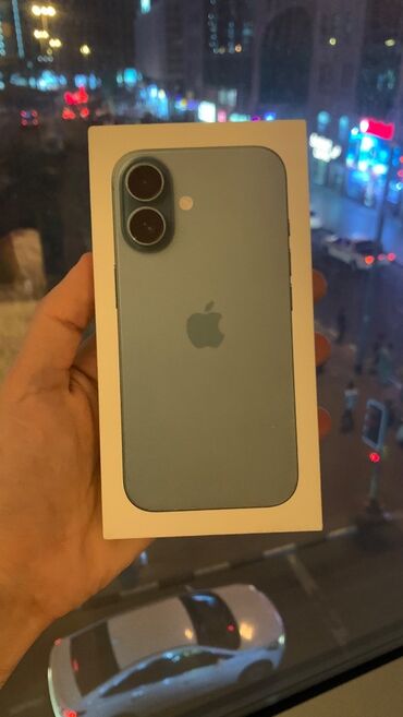 iphone 16 baki: IPhone 16, 128 GB, Yaşıl, Simsiz şarj, Face ID