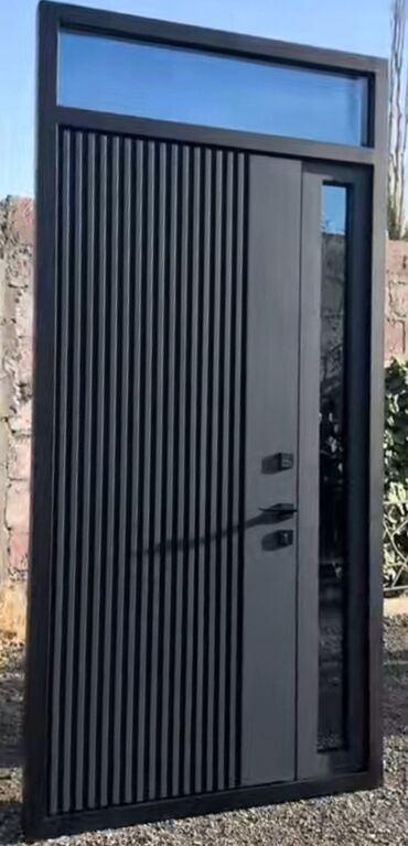 Giriş qapıları: Məhsul: Dəmir giriş qapıları (klassik dizayn) - Material: qalın — 16