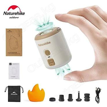 фанары: 🟠 Портативный насос Naturehike аккумуляторный 3в1 с фонариком 🟠 ⠀ — 4
