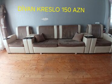 Divan, İşlənmiş, Açılan, Bazasız, Çatdırılma yoxdur
