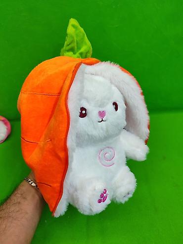зайцев: Заяц морковка игрушка мягкая в ассортименте🐰 Комплектация товара: 1 — 6