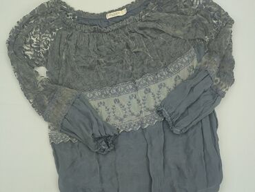 szare bluzki eleganckie: Blouse, S (EU 36), condition - Good