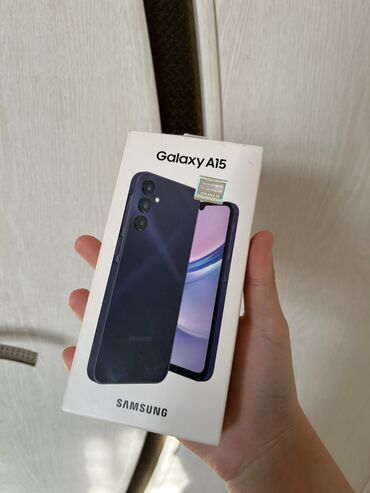 Samsung: Samsung Galaxy A15, 128 GB, rəng - Göy, Barmaq izi, İki sim kartlı, Face ID