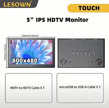 hdmi kabel mini: Yanlız Whatssap yazın LESOWN 5" Mini TFT LCD IPS Sensorlu Ekran - — 4