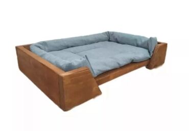 drveni krevet za pse: Lezaljke za pse tipa drvenog kreveta sa dusekom.Cena od 3000.Hranilice