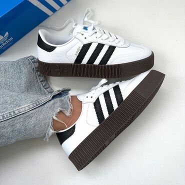 обувь адидас: Кроссовки, 36.5, 37, 37.5, Adidas, Новый, цвет - Белый, Самовывоз, Платная доставка