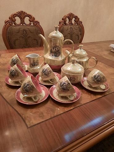 mis samovar satilir: Çay dəsti, rəng - Sarı — 3