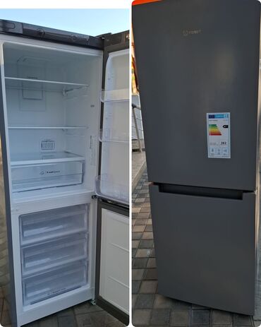 no frost soyuducu: 2 qapılı Indesit Soyuducu Satılır, rəng - Boz