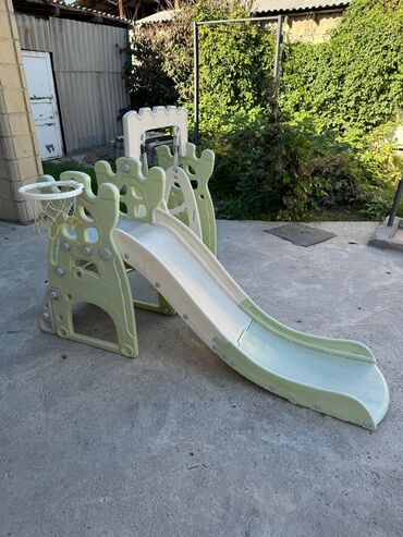 бизи домик: Детский игровой комплекс 3-в-1 для дома и двора. Почти новый купили за