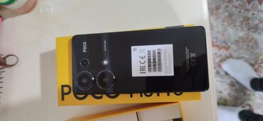 самсунг телефон бу: Poco M6 Pro, Колдонулган, 256 ГБ, түсү - Кара, 2 SIM