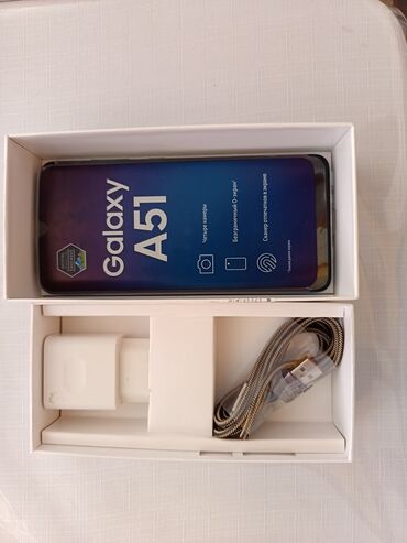 samsung a40 qiyməti: Samsung Galaxy A51 5G, 128 GB, rəng - Mavi, Sensor, Barmaq izi, Simsiz şarj