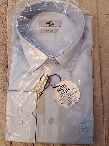 Kişi geyimləri: Köynək, Kiğılı, XL, rəng - Ağ — 1
