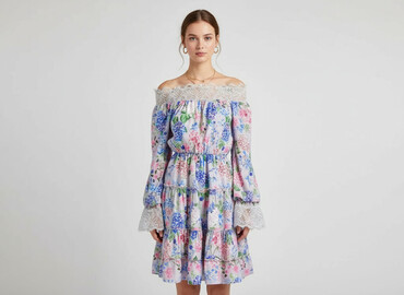 sukienki ludowe allegro: Women`s dress, size L