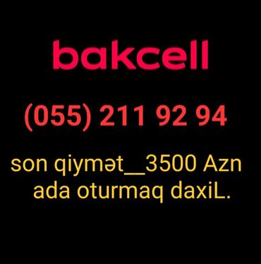 sim nomre axtarisi: Nömrə: ( 055 ) ( 2119294 ), İşlənmiş