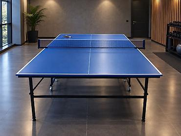 masaüstü tenis: Masaüstü tennis üçün peşəkar masa və tor dəsti - Rəng: mavi oyun — 1