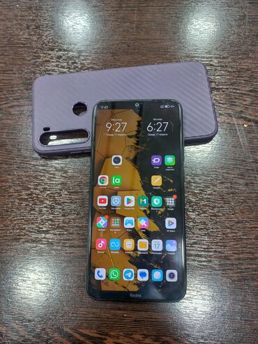 Xiaomi, Redmi Note 8, Б/у, 32 ГБ, цвет - Черный, 2 SIM