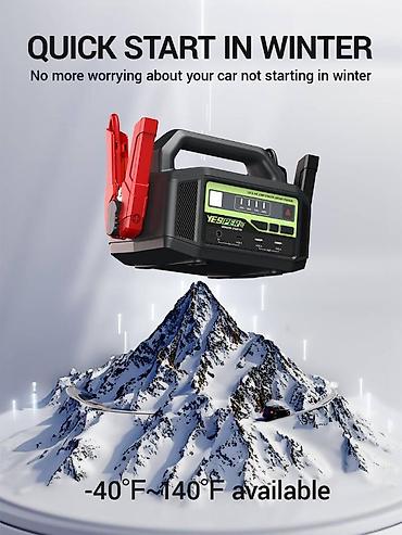teker aparat: YESPER 12/24V 6000A Jump Starter 🔋 Güclü start imkanı YESPER-in ən — 6