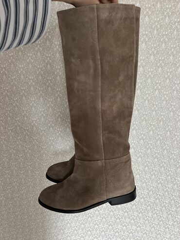 Çəkmələr: Çəkmə, Ölçü: 36, rəng - Bej, İşlənmiş — 4