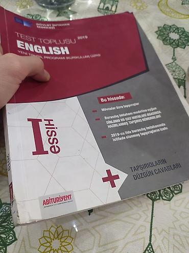 Testlər: 2019 ingilis dili test toplusu, yeni deyil, səhifələrində karandaş ilə — 1